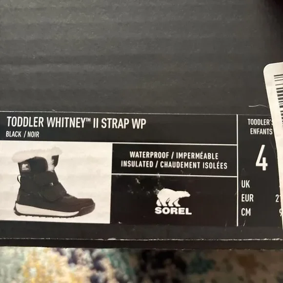 NWT Sorel Toddler Snow Boots Preppy Furry Stylin' - Picture 4 of 4